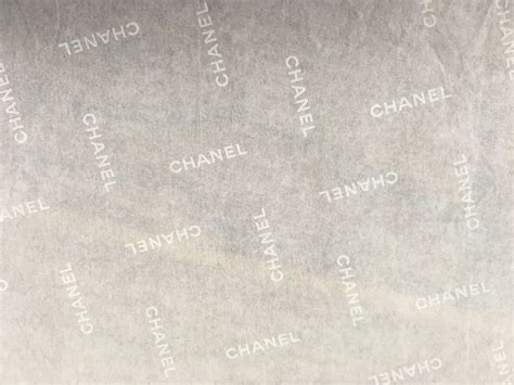 chanel tissue paper.